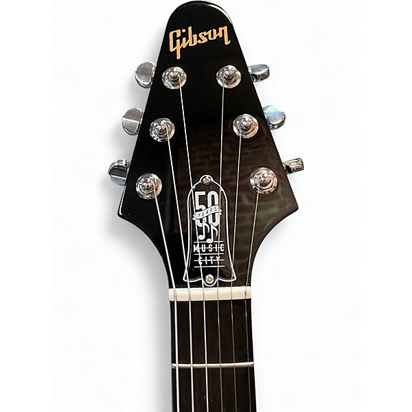 Used Gibson Les Paul Music City 50th Anniversary Tobacco Sunburst Solid Body Electric Guitar