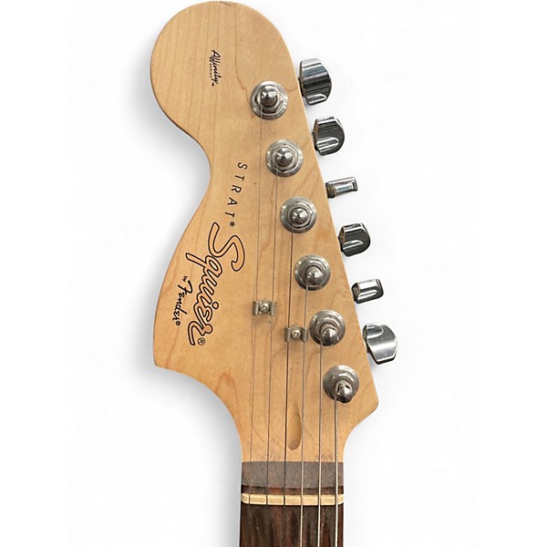 Used Squier Affinity Stratocaster 2 Tone Sunburst Solid Body Electric Guitar