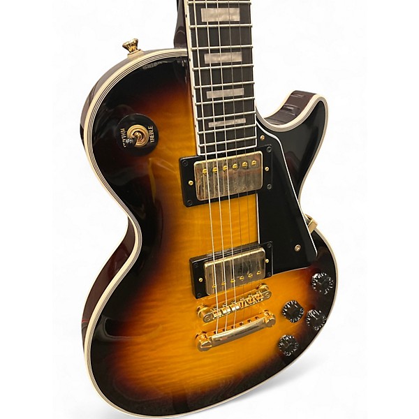 Used Epiphone Les Paul Custom TRIBURST Solid Body Electric Guitar