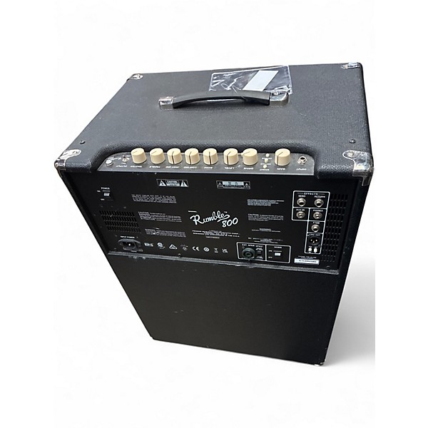 Used Fender Rumble 800 2x10 Bass Combo Amp