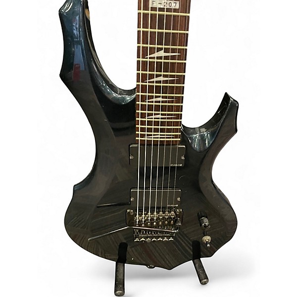 Used ESP F-207 METALLIC BLUE Solid Body Electric Guitar