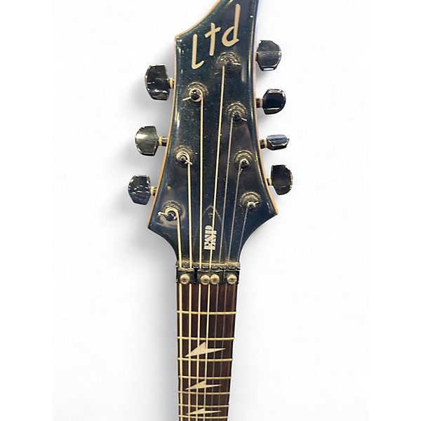 Used ESP F-207 METALLIC BLUE Solid Body Electric Guitar