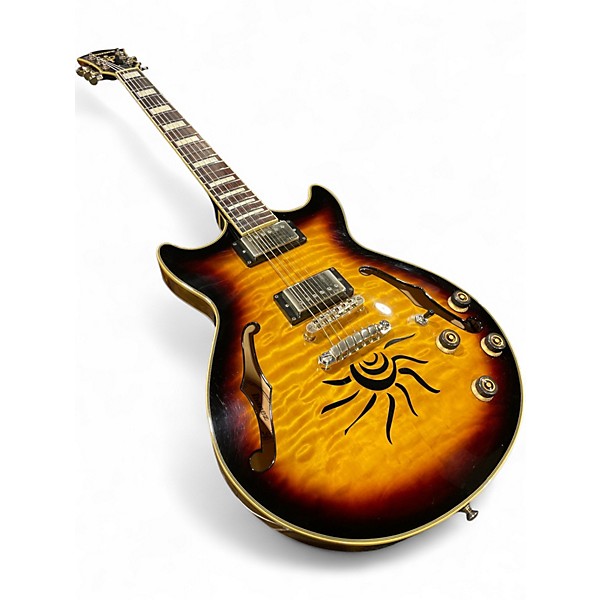 Used Ibanez AM93 Artcore Sunburst Hollow Body Electric Guitar
