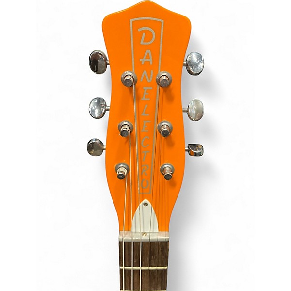 Used Danelectro Stock '59 Orange Solid Body Electric Guitar