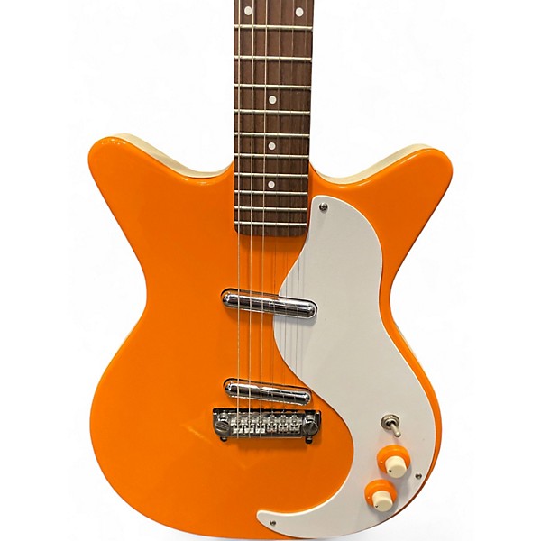 Used Danelectro Stock '59 Orange Solid Body Electric Guitar