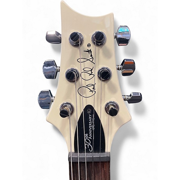 Used PRS S2 Custom 24 30TH ANNIVERSARY Antique White Solid Body Electric Guitar