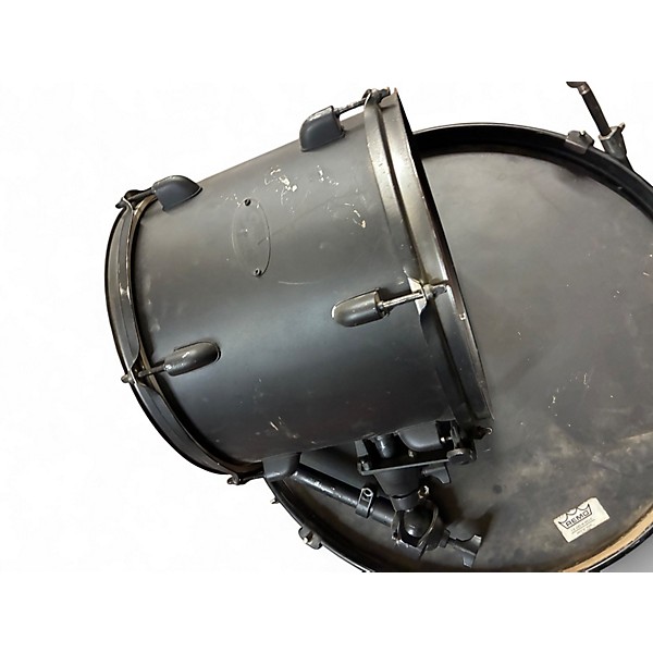 Used Pearl 5 Piece Forum Flat Black Drum Kit