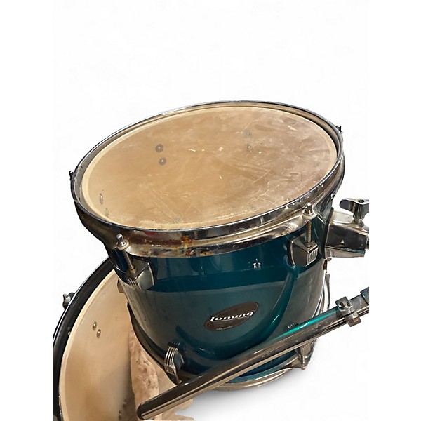 Used Ludwig 4 Piece ACCESS CS Blue Drum Kit