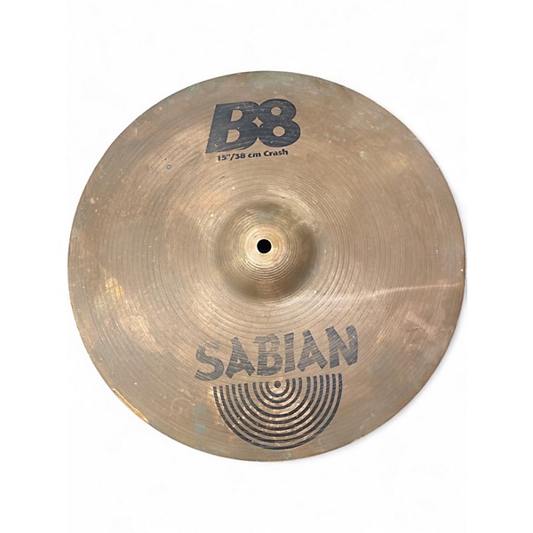 Used SABIAN 15in B8 Crash Cymbal