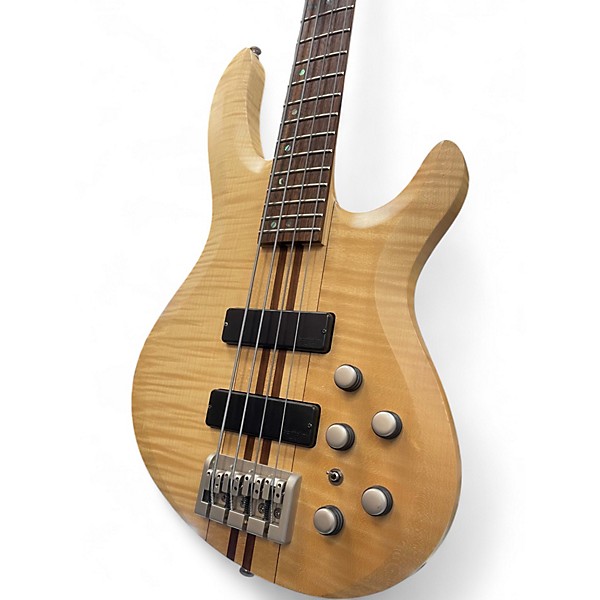 Used Laguna Ocean TB70 Neck-Thru Natural Electric Bass Guitar
