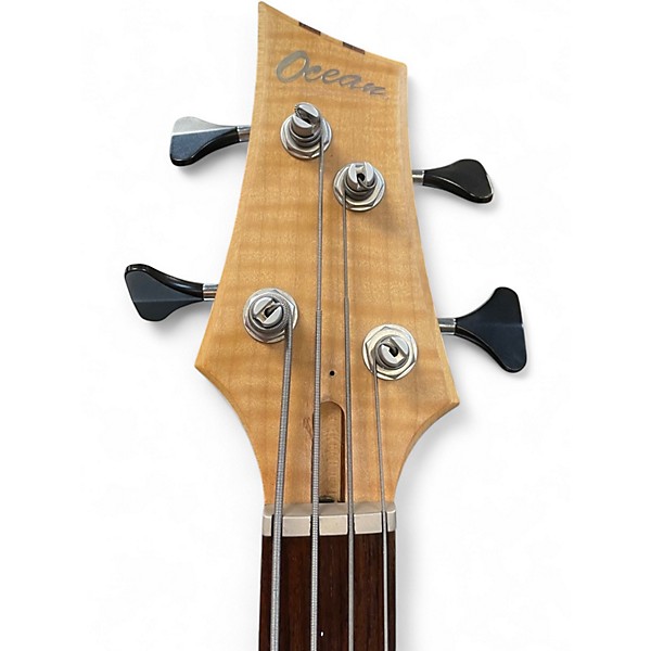 Used Laguna Ocean TB70 Neck-Thru Natural Electric Bass Guitar