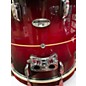 Used Pearl 4 Piece PROFESSIONAL SERIES REDBURST STRIPE Drum Kit