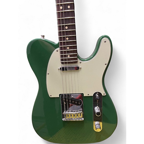 Used Fender LTD Player II Telecaster Green Solid Body Electric Guitar