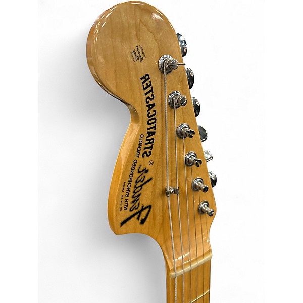 Used Fender Jimi Hendrix Reverse Stratocaster  Cream Solid Body Electric Guitar