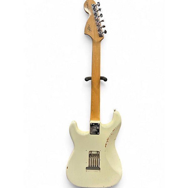Used Fender Jimi Hendrix Isabella Custom Shop Stratocaster Olympic White Solid Body Electric Guitar