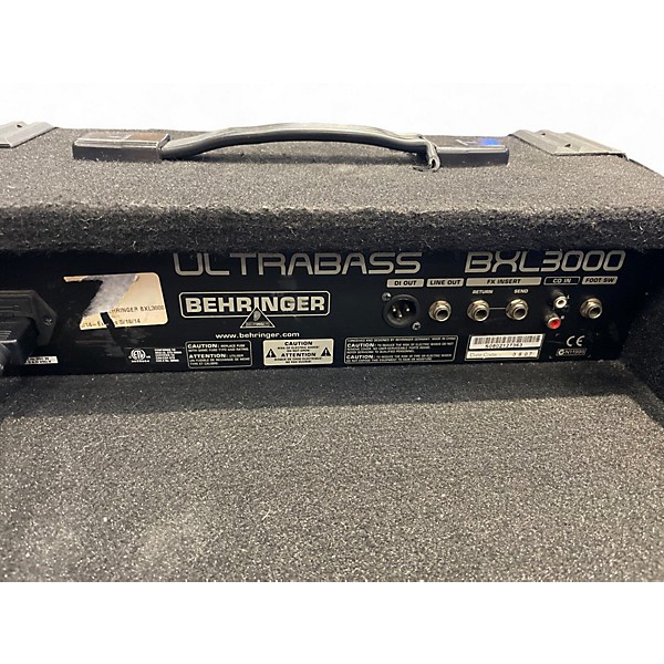 Used Behringer BXL3000 Ultrabass 1x15 300W Bass Combo Amp