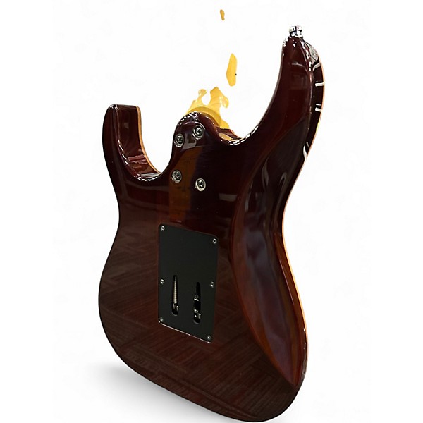 Used Schecter Guitar Research Omen Extreme 6 Floyd Rose Vintage Sunburst Solid Body Electric Guitar