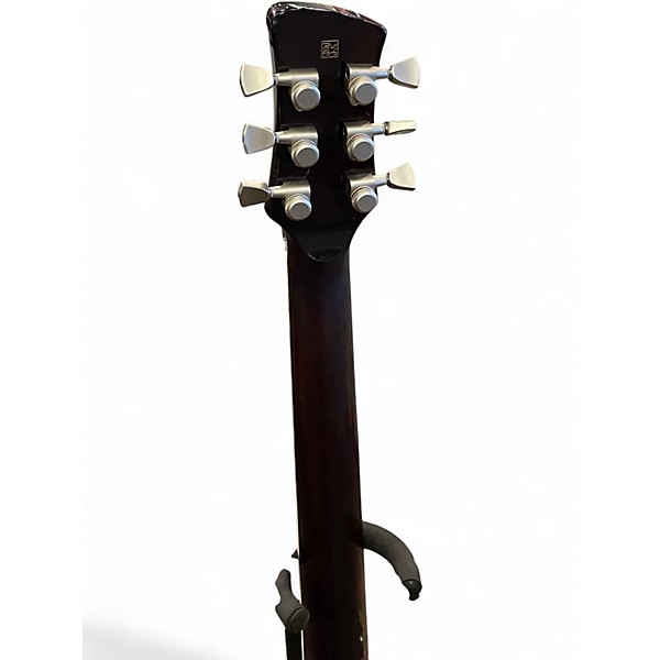 Used Yamaha Revstar RS720B ASHGRAY TIGER STRIPED Solid Body Electric Guitar