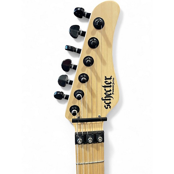 Used Schecter Guitar Research Sun Valley Super Shredder FR Satin Black Solid Body Electric Guitar