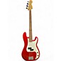 Used Fender Player Precision Bass Candy Apple Red Metallic Electric Bass Guitar