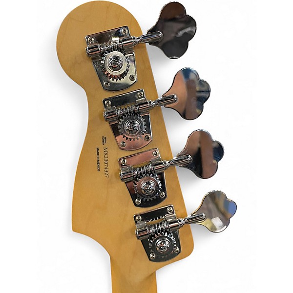 Used Fender Player Precision Bass Candy Apple Red Metallic Electric Bass Guitar