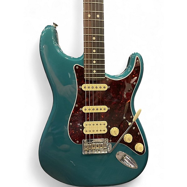 Used Fender Player II HSS Stratocaster Ocean Turquoise Solid Body Electric Guitar