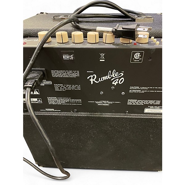 Used Fender Rumble 40 Bass Combo Amp