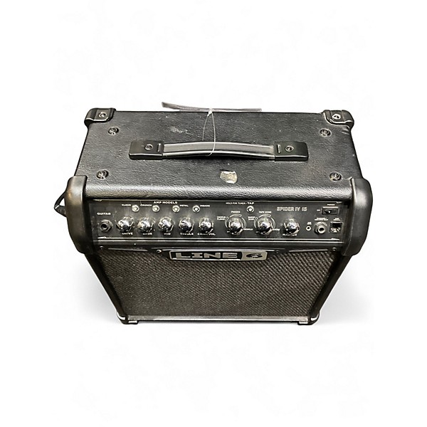 Used Line 6 Spider IV 15W 1X8 Guitar Combo Amp