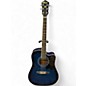 Used Ibanez V70CE Blue to Black Fade Acoustic Electric Guitar thumbnail