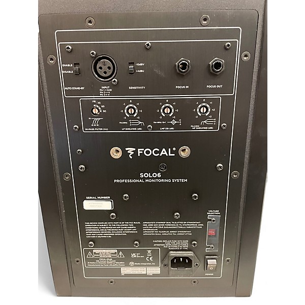 Used Focal Solo 6 ST6 Pair Powered Monitor
