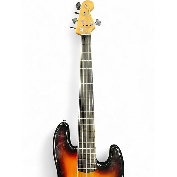Used Squier Vintage Modified Jazz Bass V Tobacco Electric Bass Guitar