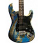 Used Fender Standard Stratocaster HSS Swirl Solid Body Electric Guitar