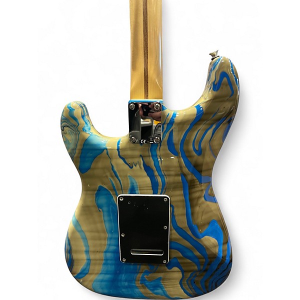 Used Fender Standard Stratocaster HSS Swirl Solid Body Electric Guitar