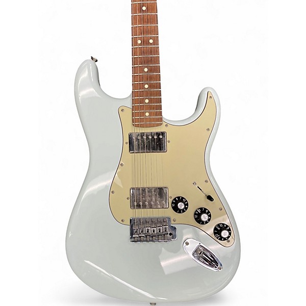 Used Fender Blacktop Stratocaster Daphne Blue Solid Body Electric Guitar