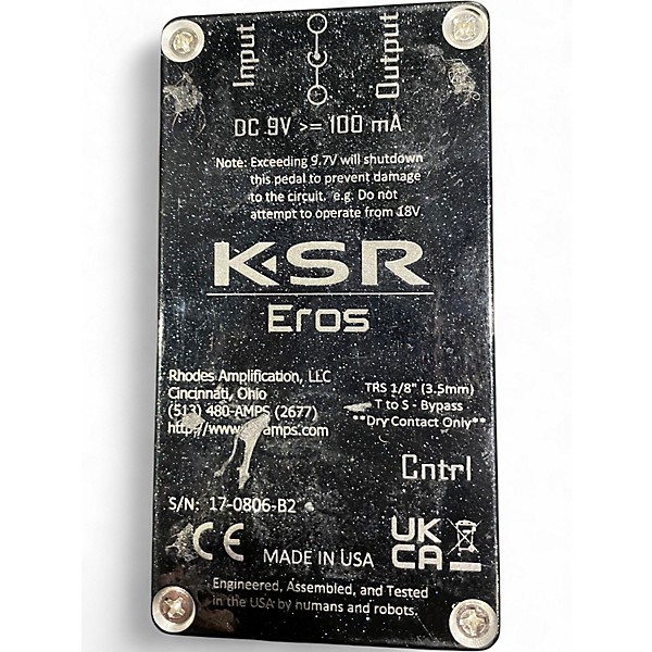 Used Ksr EROS Effect Pedal