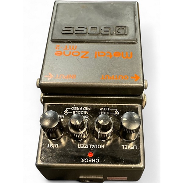 Used BOSS MT2 Metal Zone Distortion Effect Pedal