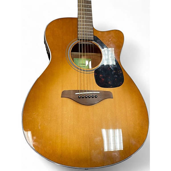 Used Yamaha FSX800C Sandburst Acoustic Electric Guitar