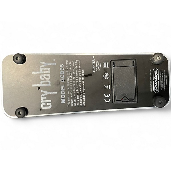 Used Dunlop GCB95 Original Crybaby Wah Effect Pedal