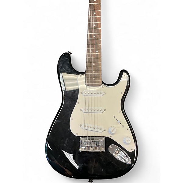 Used Squier Mini Affinity Stratocaster Black and White Electric Guitar