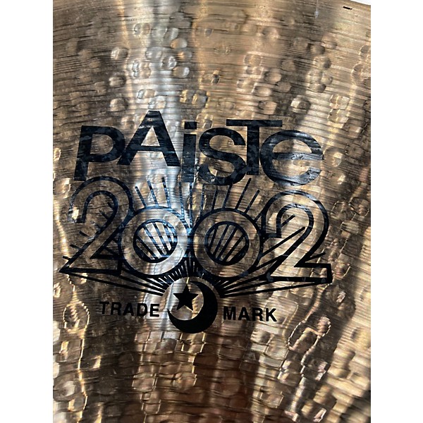 Used Paiste 24in 2002 Big Beat Cymbal