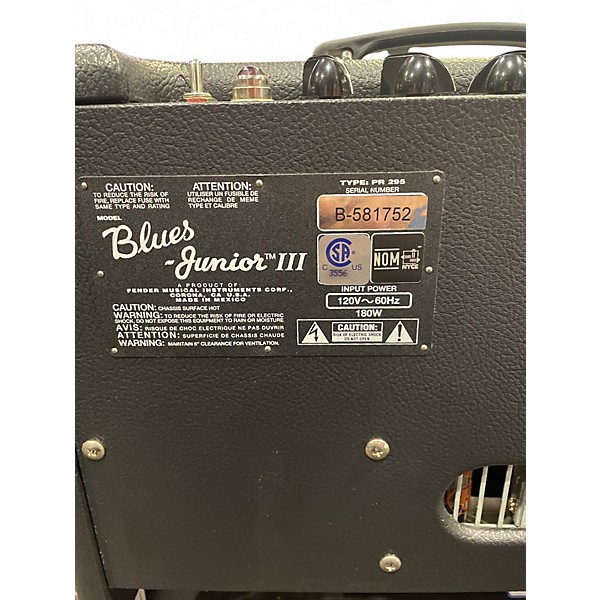 Used Fender BLUES JUNIOR III Tube Guitar Combo Amp