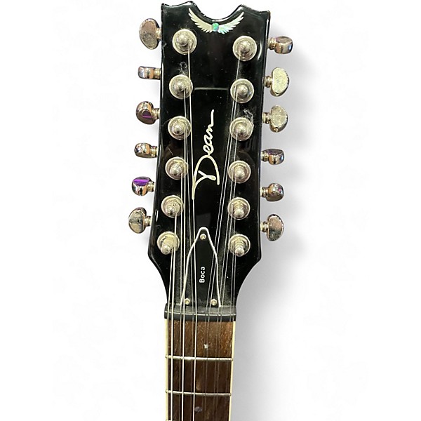 Used Dean Boca 12 Orange Solid Body Electric Guitar