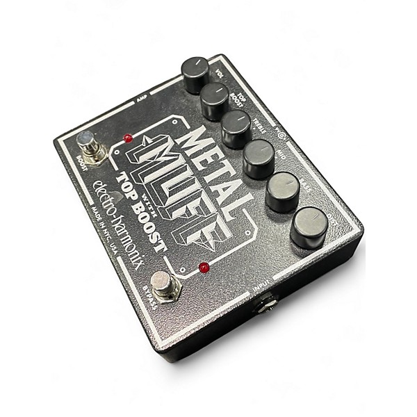 Used Electro-Harmonix Metal Muff Distortion With Top Boost Effect Pedal