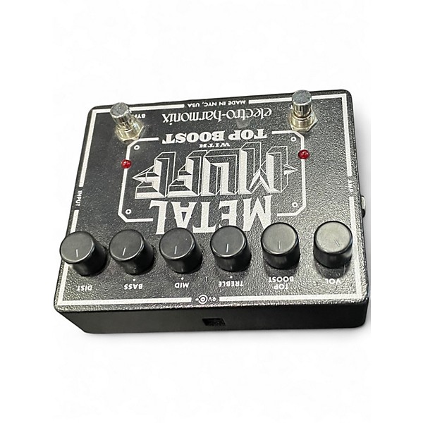 Used Electro-Harmonix Metal Muff Distortion With Top Boost Effect Pedal