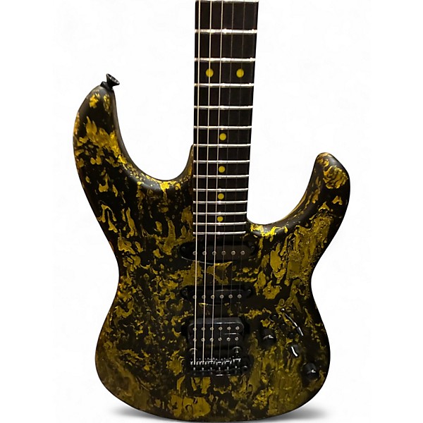 Used 2025 James Tyler Studio Elite HDX Black Schmear w/Yellow Tint Solid Body Electric Guitar