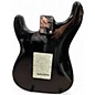 Used Squier STRATOCASTER Black Solid Body Electric Guitar