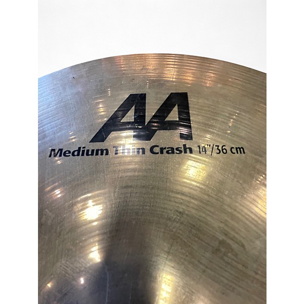 Used SABIAN 14in AA Medium Thin Crash Cymbal