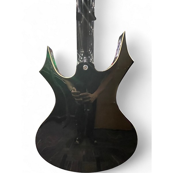 Used B.C. Rich The Dagger Black Hollow Body Electric Guitar