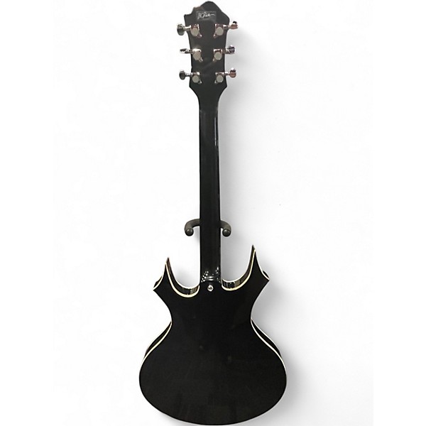 Used B.C. Rich The Dagger Black Hollow Body Electric Guitar