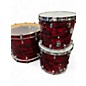 Used TAMA 5 Piece Starclassic Walnut/Birch Red Oyster Drum Kit
